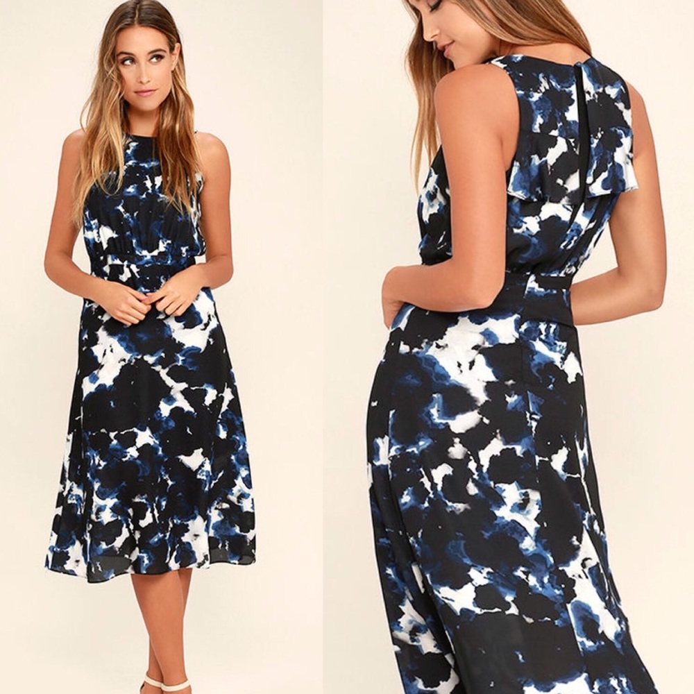 Olive + Oak Maddie Middie Chiffon Dress